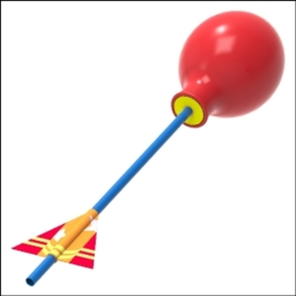 풍선 에어로켓 만들기(10인용)-LUG